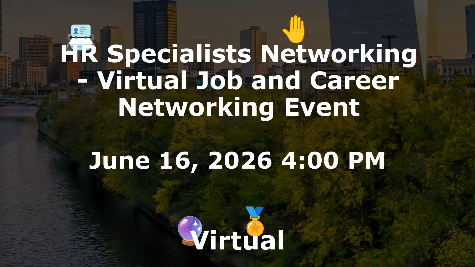 HR Specialists Networking - Virtual Job and Career Networking Event event image